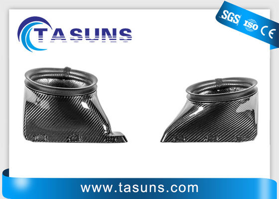 kwaliteit  CE Carbon Fiber Intake Front Bumper Intake Hole Air Duct Cover fabriek